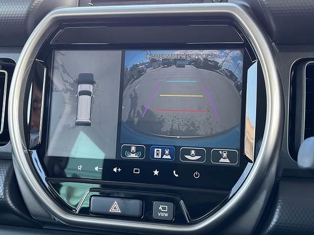 【全本位カメラ】を装備しております。全周囲カメラで危険察知。狭い駐車場でも安心して駐車できますね