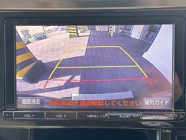 バックカメラ装備で駐車時も安心ですね。