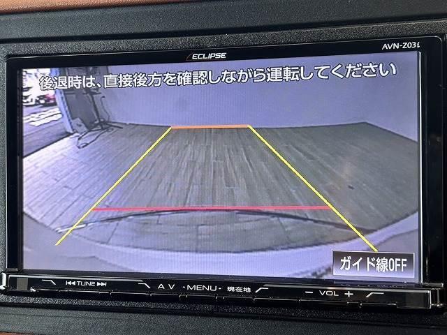 バックカメラ装備で駐車時も安心ですね。