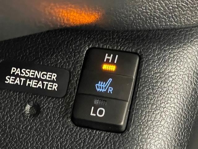 あったら便利機能の【シートヒーター】冬場はエアコンの温度設定を低めにでき、身体の芯からポカポカになります。