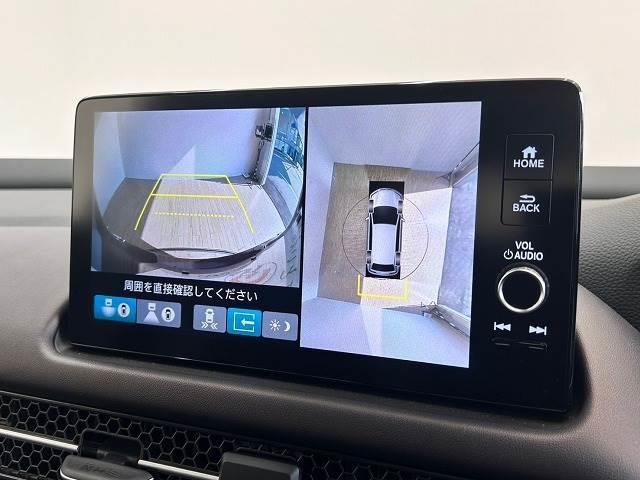 【マルチビューカメラ】を装備しております。全周囲カメラで危険察知。狭い駐車場でも安心して駐車できますね。