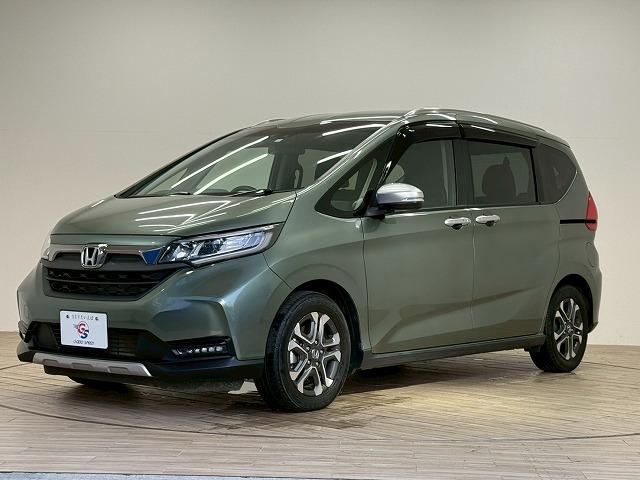 フリードハイブリッド ハイブリッド・クロスター 1オーナー 純正9型ナビ フリップダウンモニター 衝突軽減 レーンキープアシスト クルーズコントロール 両側電動 コーナーセンサー 6人乗り Bluetooth ウォークスルー バックカメラ(22枚目)