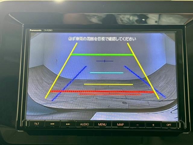 【カラーバックモニター】を装備しております。リアの映像がカラーで映し出されますので日々の駐車や幅　寄せなどで安心安全です。