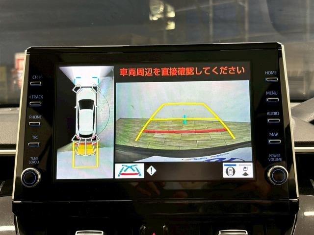 カローラクロス ハイブリッド Z 禁煙 パノラマルーフ ブラインドスポットモニター パワーシート シートヒーター CD/DVD再生 電動リアゲート コーナーセンサー 軽減ブレーキ レーンキープ 追従クルーズコントロール スマートキー(42枚目)