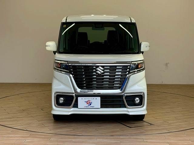 スペーシアカスタム ハイブリッドGS フルセグ 衝突軽減 シートヒーター コーナーセンサー ETC車載器 Bluetooth プッシュスタート オートライト ステアリングスイッチ フォグライト CD/DVD再生 オートエアコン(14枚目)