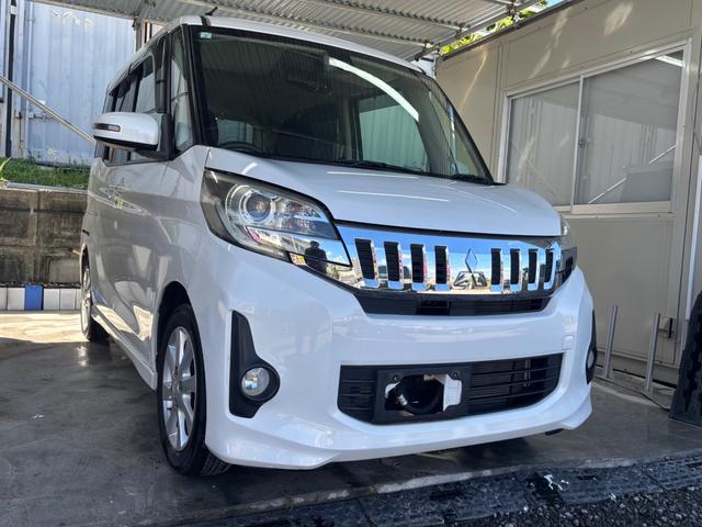 eKスペースカスタム カスタムG e-アシスト 衝突安全ボディ/両側パワースライドドア/バックカメラ/オートエアコン/スマートキー/純正アルミホイール/アイドリングストップ/LEDウィンカーミラー/ベンチシート/CD/(2枚目)