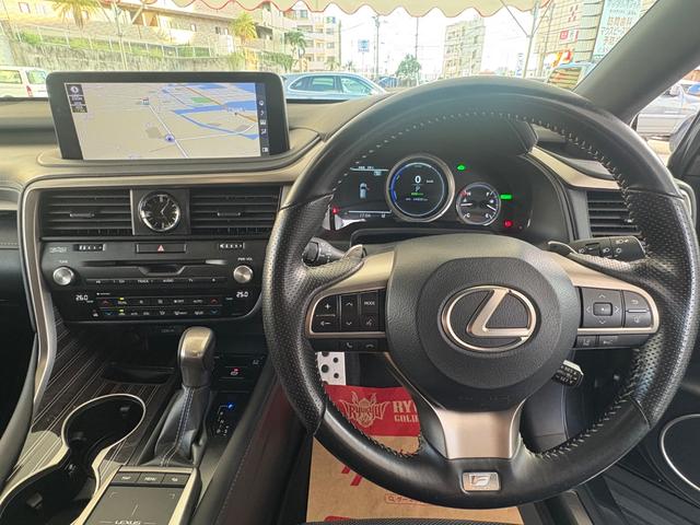 ＲＸ ＲＸ４５０ｈ　Ｆスポーツ　純正ナビ　フルセグＴＶ　Ｂｌｕｅｔｏｏｔｈ　バックカメラ　サンルーフ　レザーシート　全席パワーシート　シートヒーター　フルエアロ　前社外ドラレコ　スマートキー　マークレビンソンプレミアムサウンド（51枚目）