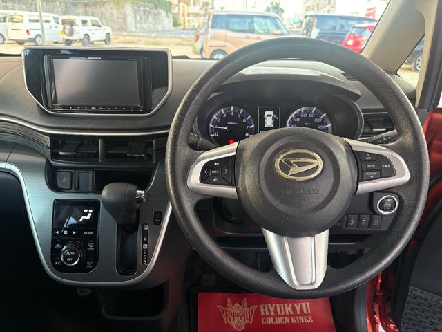 ムーヴ カスタム　Ｘ　社外ナビ　スマートキー　プッシュスタート　ＬＥＤヘッドライト　フォグ　ウィンカーミラー　ドアバイザー　純正１４インチアルミ　ＥＴＣ　シートリフター　オートライト　ステアリングスイッチ　オートエアコン（40枚目）