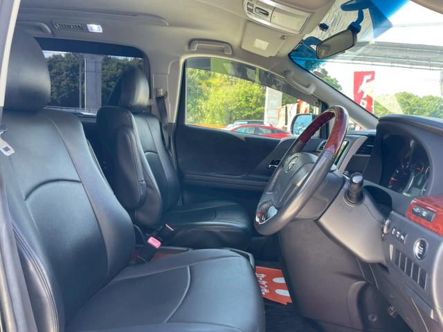 アルファード 240S プライムセレクションII 社外20インチアルミ 7インチナビ フルセグ バックモニター フロントカメラ ビルトインETC 両側パワースライド パワーバックドア HID プッシュスタート クリアランスソナー ステアリングスイッチ(7枚目)