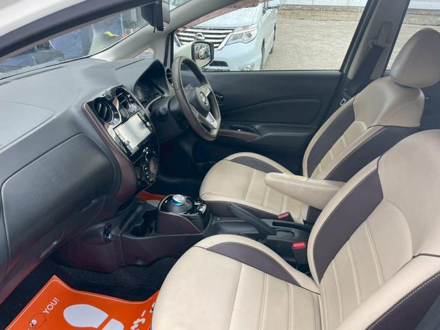 ノート e-パワー メダリスト 1年保証付 2年車検付 衝突被害軽減システム 純正ナビ・TV アラウンドビューモニター BLUETOOTH レザーシート 純正AW デジタルインナーミラー プッシュスタート ETC クリアランスソナー(7枚目)