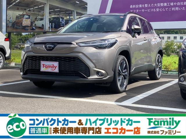 トヨタ カローラクロス Ｚ　登録済み未使用車　バックカメラ　クリアランスソナー　オートクルーズコントロール　レーンアシスト　パワーシート　衝突被害軽減システム　オートマチックハイビーム　オートライト　ＬＥＤヘッドランプ