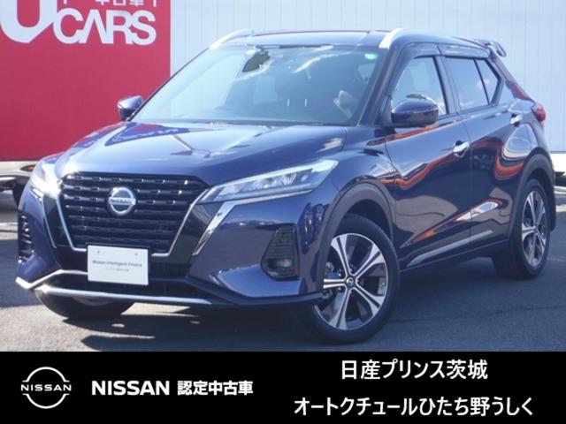 キックス(日産) Ｘ　ＦＯＵＲ　スタイルエディション　認定中古車　プロパイロット　純正９インチメモリーナビ　アラウンドビューモニターインテリジェントルームミラー 中古車画像