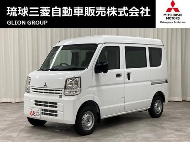 沖縄県浦添市の中古車ならミニキャブバン Ｍ　・届出済未使用車・５ＭＴ・４ＷＤ・純正ラジオ・エアコン・ダブルエアバッグ・横滑り防止装置・ヘッドライトレベライザー・両側スライドドア・三菱認定保証・整備付き