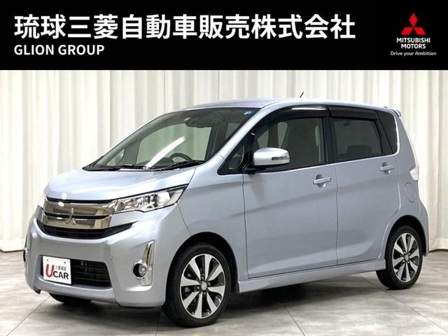 沖縄の中古車 三菱 ｅＫカスタム 支払総額 86.9万円 リ済込 2015(平成27)年 1.9万km シルバーＭ