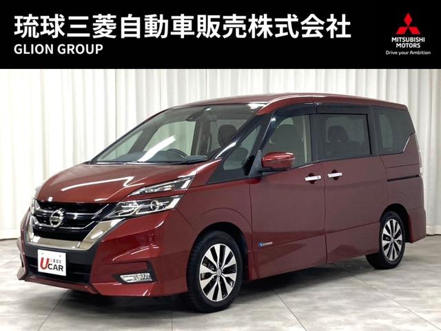 沖縄県の中古車ならセレナ ハイウェイスター　Ｖセレクション　・内地仕入・走行４８５００ＫＭ・車検整備付・三菱認定保証・純正１６ＡＷ・純正ナビ・地デジＴＶ・ＬＥＤヘッドランプ＋快適パック・ハンズフリーオートスライドドア（両側）・全方位カメラ・スマートキー・