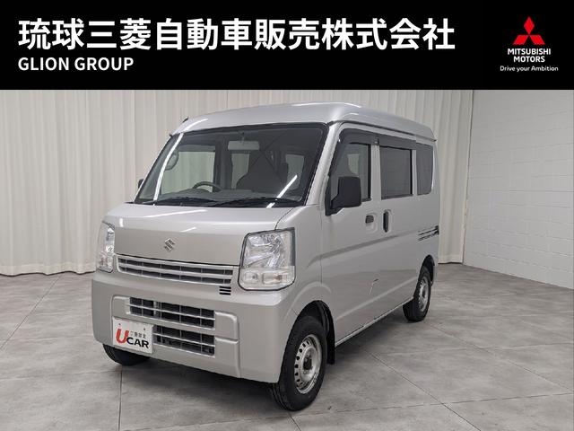 沖縄県浦添市の中古車ならエブリイ ＰＡリミテッド　本土仕入　走行３３２００ｋｍ　車検整備付　三菱認定保証　５速マニュアル　キーレスキー　純正ラジオ　２（４）人乗り