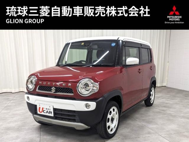 沖縄県の中古車ならハスラー Ｊスタイル　・本土仕入・走行６４０００ｋｍ・ワンオーナー・車検整備付・三菱認定保証・社外ナビ・地デジＴＶ・バックカメラ・ＥＴＣ・レーダーブレーキサポート・ドラレコ・ＨＩＤヘッド・スマートキー・プッシュスタート・