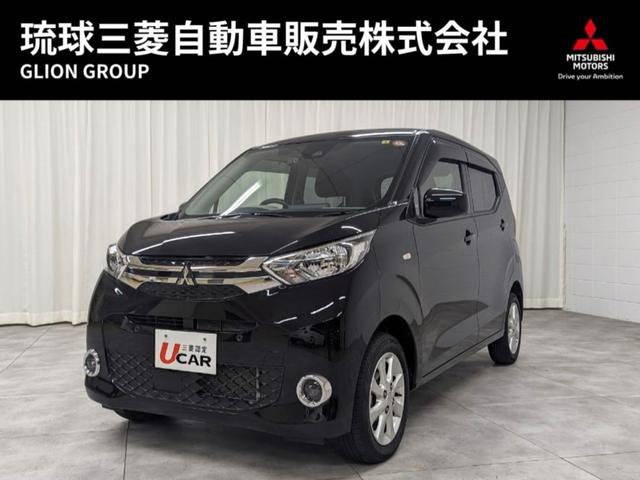 沖縄県浦添市の中古車ならｅＫワゴン Ｍ　・本土仕入・４ＷＤ・走行３７３００ｋｍ・車検整備付・三菱認定保証・純正ナビ・フルセグＴＶ・ＥＴＣ・前後ドラレコ・バックカメラ・障害物センサー・アイドリングストップ・レーンキープアシスト・フォグランプ