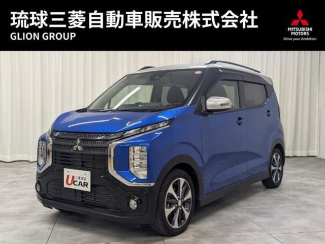 沖縄県の中古車ならｅＫクロス Ｔ　・本土仕入・ターボ車・走行２９８００ｋｍ・整備付・三菱認定保証・ｅアシスト・純正ナビ・フルセグＴＶ・全方位カメラ・デジタルルームミラー・マイパイロット・ＥＴＣ・ルーフレール・ＬＥＤヘッド・