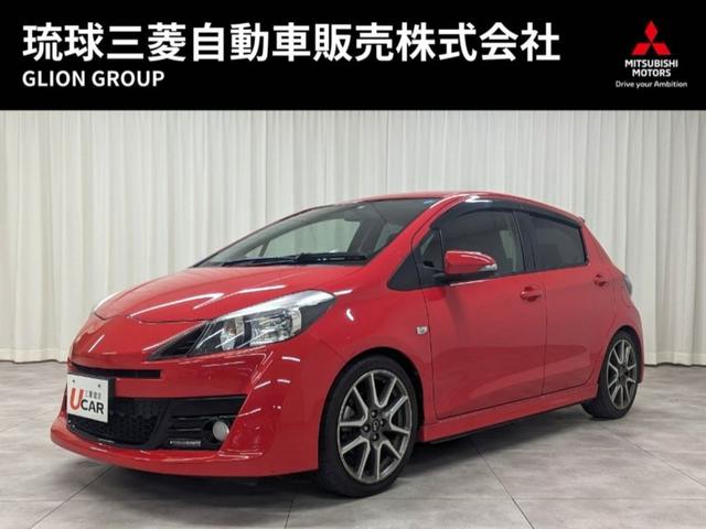 ヴィッツ ＲＳ　Ｇ’ｓ　・本土仕入・走行４６３００ｋｍ・車検Ｒ６年７月・純正ナビ・地デジＴＶ・ＥＴＣ・バックカメラ・ＨＩＤヘッド・純正Ｇ’ｓ専用１７ＡＷ・キーレスキー・社外マフラー・衝突安全ボディ・盗難防止システム・