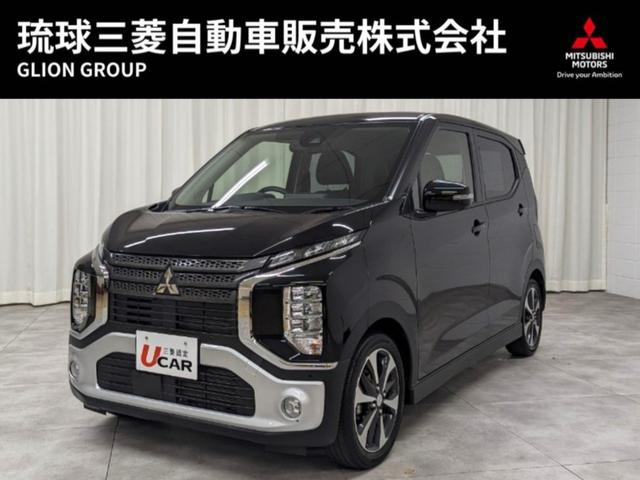 沖縄県浦添市の中古車ならｅＫクロス Ｇ　プラスエディション　・展示試乗車・全方位カメラ・障害物センサー・プッシュスタート・スマートキー・レーンアシスト・ダウンヒルアシストコントロール・純正１５ＡＷ・ＬＥＤヘッド・走行１５３００ｋｍ・車検整備・三菱認定保証