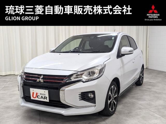 三菱 Ｇ　・レンタカーアップ車・走行３７５００ｋｍ・車検整備付・三菱認定保証・社外ナビ・ＥＴＣ・ドラレコ・バックカメラ・Ｂｌｕｅｔｏｏｔｈ接続・純正１５ＡＷ・スマートキープッシュスタート・衝突被害軽減ブレーキ・