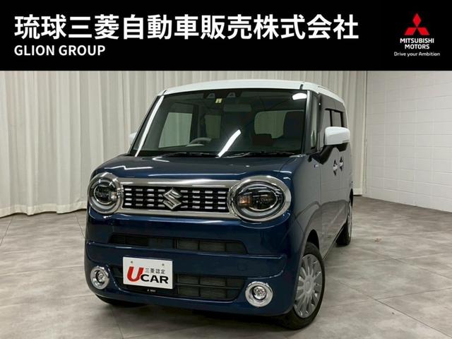 沖縄県の中古車ならワゴンＲスマイル ハイブリッドＸ　・本土仕入・走行２７１１０ｋｍ・車検整備付・三菱認定保証・社外オーディオ・Ｂｌｕｅｔｏｏｔｈ対応・ＵＳＢ端子・両側電動スライドドア・衝突被害軽減ブレーキ・障害物センサー・ＬＥＤヘッド・シートヒーター