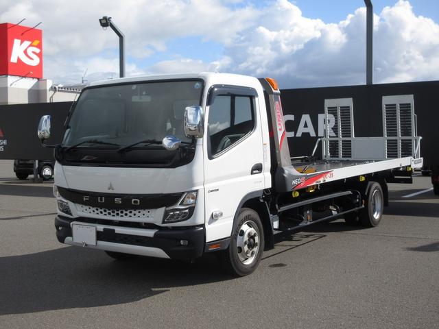 三菱ふそう キャンター 　車輌運搬車　ラジコン　ウインチ付