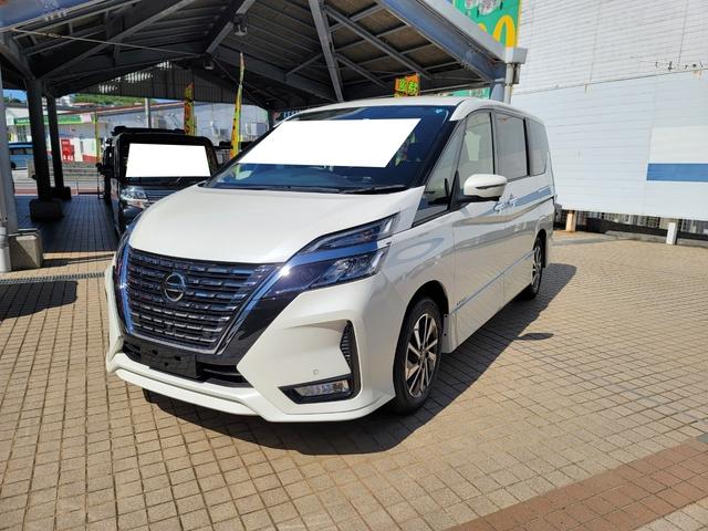 沖縄県の中古車ならセレナ ハイウェイスターＶ　純正ナビ／ＣＤ／ＳＤ／ラジオ／Ｂｌｕｅｔｏｏｔｈ　　アラウンドビューモニター　プロパイロット　デジタルルームミラー　両側パワースライドドア