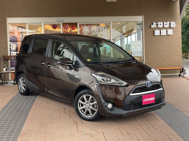 沖縄県の中古車ならシエンタ ハイブリッドＧ　アルミホイール　７名乗り　ステアリングスイッチ　メモリーナビ　Ｂｌｕｅｔｏｏｔｈ　ウィンカーミラー　スマートキー　プッシュスタートエンジン　ドライブレコーダー　ＥＴＣ車載器　オートエアコン