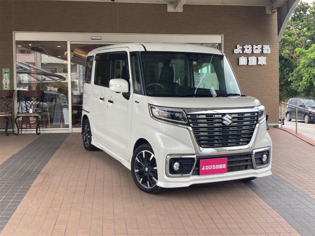 沖縄県南城市の中古車ならスペーシアカスタム ハイブリッドＸＳ　フルセグメモリーナビ　Ｂｌｕｅｔｏｏｔｈ　全方位カメラ　左右パワースライドドア　ドライブレコーダー