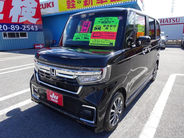 沖縄県島尻郡南風原町の中古車ならＮ－ＢＯＸカスタム Ｌ　ホンダセンシング　ＳＤナビ　ＤＶＤ　ブルートゥース　ドライブレコーダー　ＥＴＣ　バックカメラ　左側パワースライドドア　ＬＥＤヘッドライト　プッシュスタート　追従機能付きクルーズコントロール