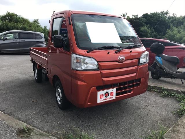 沖縄の中古車 ダイハツ ハイゼットトラック 車両価格 95万円 リ未 2021(令和3)年 5km オレンジ
