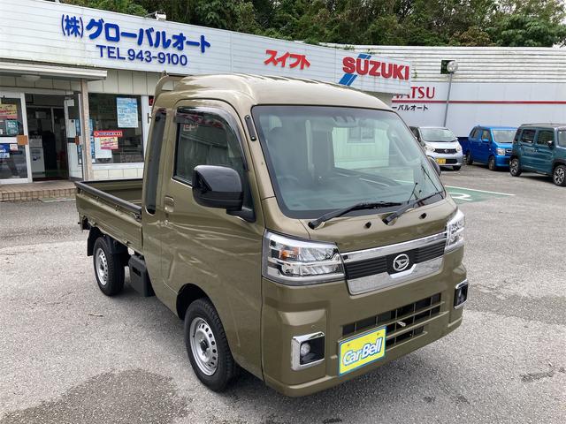 沖縄県南城市の中古車ならハイゼットトラック ジャンボエクストラ　４ＷＤ　９インチスマホ連携ディスプレイ（バックカメラ付）　ドラレコ前後　ＥＴＣ　ワイドバイザー　ゴムマット　アンダーコート　プロテクターパック　荷台ゴム　フル装備