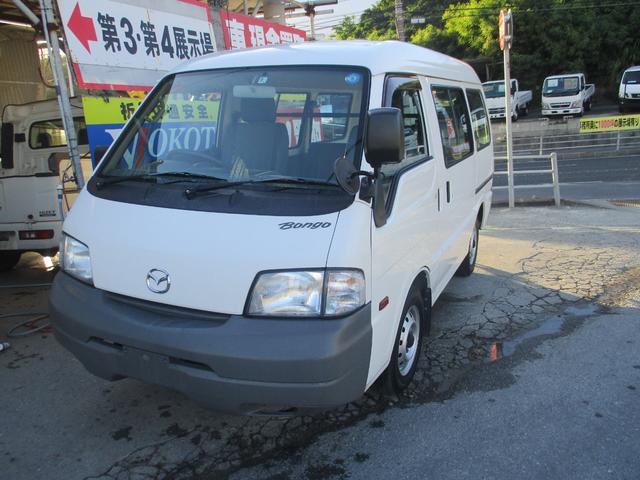 中頭郡西原町 与古田自動車販売（株） マツダ ボンゴバン ＤＸ　前席パワーウインドウ　Ｗエアバック　ＡＢＳ　５名乗り　本土車両 ホワイト 10.8万km 2015(平成27)年