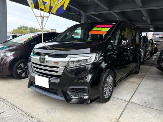 沖縄県中頭郡西原町の中古車ならステップワゴンスパーダ スパーダハイブリッド　Ｇ・ＥＸ　ホンダセンシング　ナビ　ＴＶ　ＤＶＤ　Ｂｌｕｅｔｏｏｔｈ　バックカメラ　衝突軽減ブレーキ　両側電動スライドドア　後席モニター