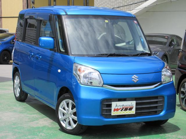 沖縄県中頭郡西原町の中古車ならスペーシア Ｘ　デュアルカメラブレーキサポート装着車　スマートキー　ＰＵＳＨスタート　左側パワースライドＤｒ　社外ＳＤナビ　フルセグＴＶ　　バックカメラ　スマホ接続対応