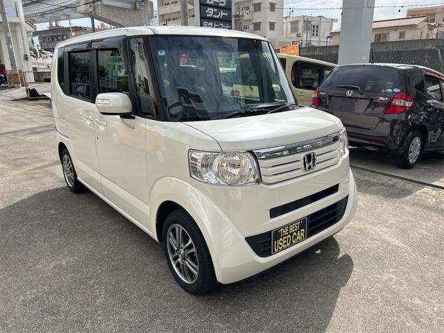 沖縄県の中古車ならＮ－ＢＯＸ Ｇ・Ｌパッケージ　フルセグＴＶ、ナビ、ＥＴＣ付き、純正１４インチホイール、（左側）パワースライドドア、ウインカーミラー