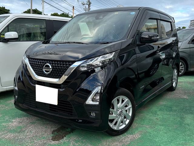 沖縄県の中古車ならデイズ ハイウェイスター　Ｘ　Ｓ－ＨＶ／アラウンドビューモニター／ナビＴＶフルセグ／Ｂｌｕｅｔｏｏｔｈ／Ｍサーバー／ＬＥＤライト／エマージェンシーブレーキ／ソナー／インテリジェントキー