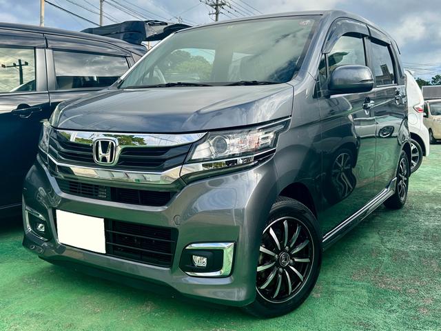 沖縄県中頭郡西原町の中古車ならＮ－ＷＧＮカスタム Ｇ　純正ナビＴＶフルセグ／バックカメラ／Ｂｌｕｅｔｏｏｔｈ／ＵＳＢ／スマートキー２／ＨＩＤライト／ＬＥＤフォグ／ビルトインＥＴＣ