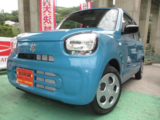沖縄の中古車 スズキ アルト 車両価格 99.8万円 リ未 2022(令和4)年 5km ブルーＭ