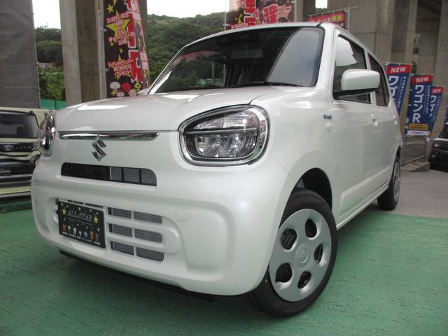 沖縄の中古車 スズキ アルト 車両価格 115.5万円 リ未 2023(令和5)年 8km パールホワイト