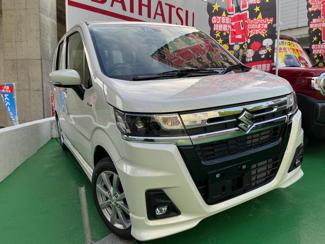 沖縄県中頭郡西原町の中古車ならワゴンＲカスタムＺ ハイブリッドＺＸ　スズキセーフティサポート