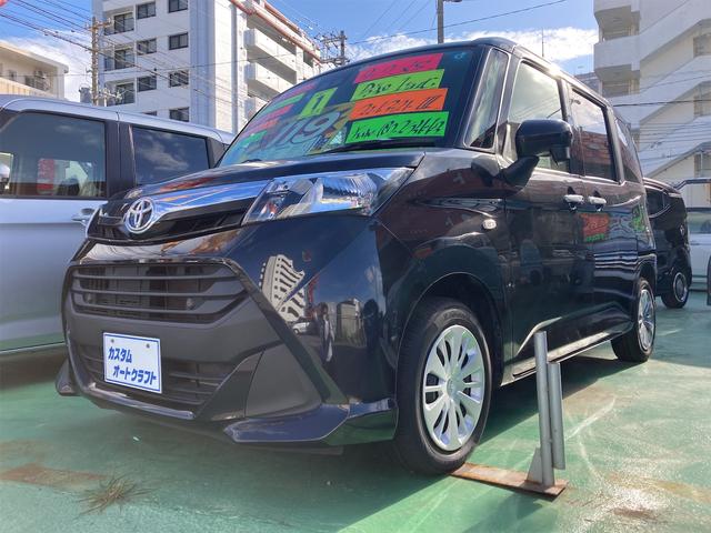 沖縄の中古車 トヨタ タンク 車両価格 94万円 リ済込 2019年 6.9万km ブラック