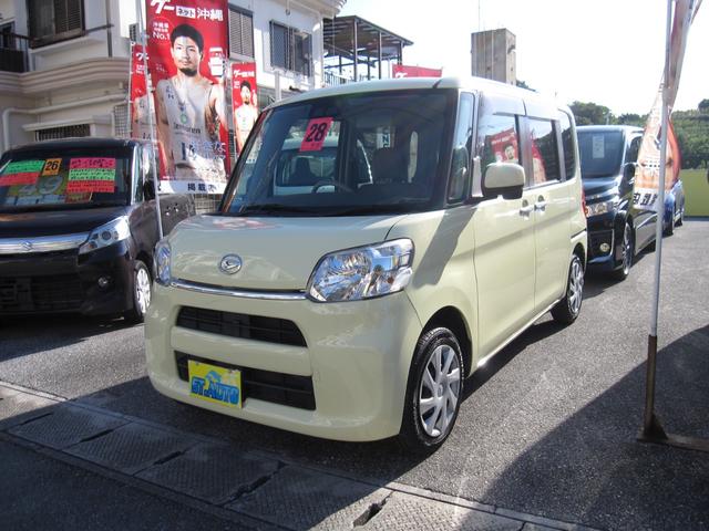 沖縄県中頭郡西原町の中古車ならタント Ｌ　ＳＡＩＩＩ　ベンチシート　禁煙車　両側スライドドアー　サンシェイドカーテン付き　ブルートゥース付き　室内ひろびろベンチシート　ＥＴＣ　ＵＶ＆プライバシーガラス