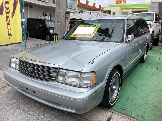 沖縄の中古車 トヨタ クラウンステーションワゴン 支払総額 159万円 リ済込 1996(平成8)年 12.3万km シルバー