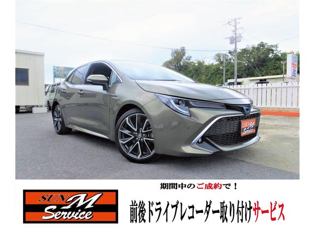 沖縄県の中古車ならカローラスポーツ ハイブリッドＧ　Ｚ　Ｔｏｙｏｔａ　Ｓａｆｅｔｙ　Ｓｅｎｓｅ　バックカメラ　純正アルミ　ＥＴＣ　フルセグテレビ／ナビ