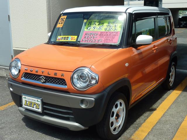 沖縄の中古車 スズキ ハスラー 車両価格 83万円 リ済別 2014(平成26)年 6.6万km オレンジ