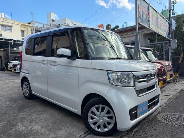 沖縄県の中古車ならＮ－ＢＯＸ Ｇ　ホンダセンシング・衝突軽減ブレーキ・車線はみだし警告・ふらつき運転警告・パーキングセンサー・オートライト・ワンセグＢｌｕｅｔｏｏｔｈ・バックカメラ・オートクルーズハンドル支援機能・スマートキー