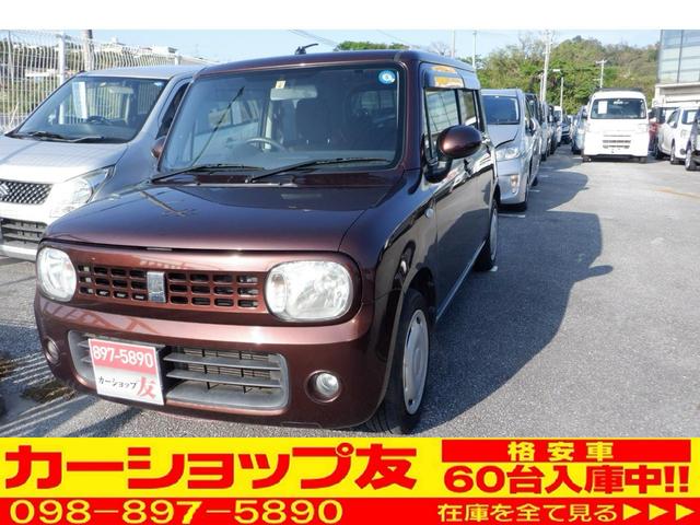 沖縄県の中古車ならアルトラパン Ｇ　プッシュスタート電動格納ミラーナビＤＶＤ